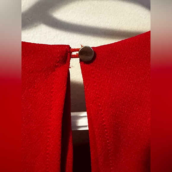 Dynamite - gorgeous red fitted dress with unique top. Perfect for parties/events - Picture 5 of 8